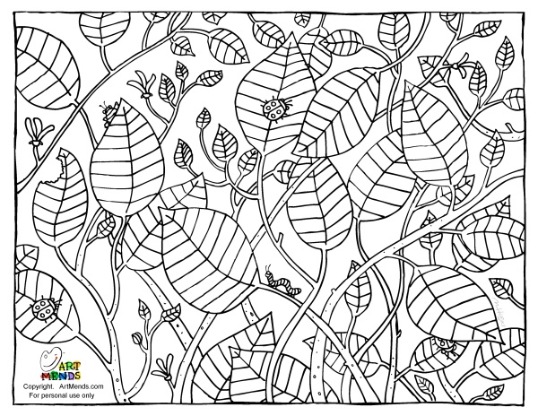 Art Mends Ladybugs Coloring Page